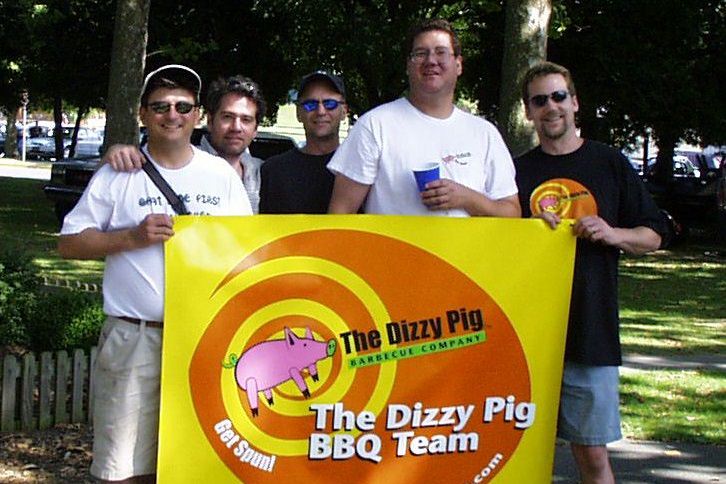 Dizzy Pig Competition Team at New Holland in 2003