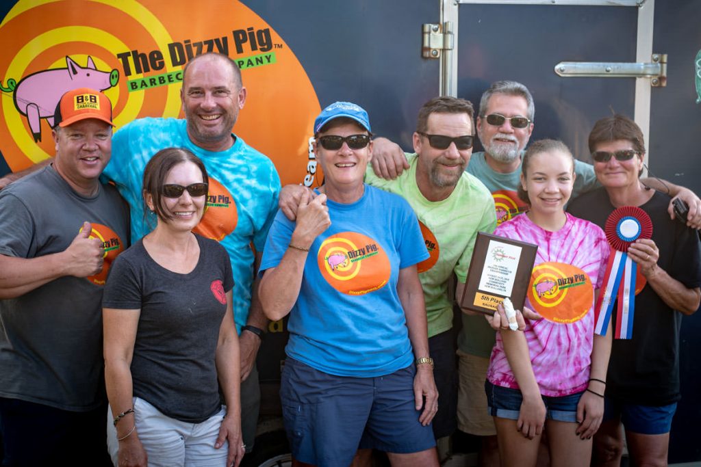 Dizzy Pig Competition Team at New Holland in 2018
