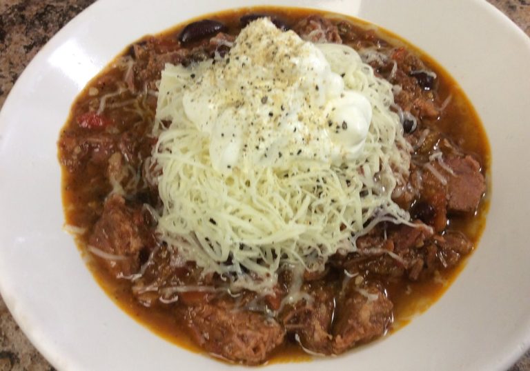 Mike Kerslake’s 5-4-3-2-1 Brisket ‘Chili’