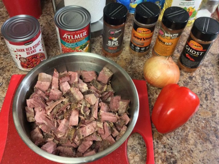 Ingredients for 5-4-3-2-1 Brisket ‘Chili’