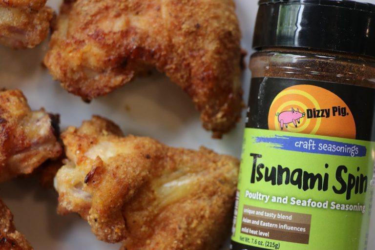 Plated almost fried wings