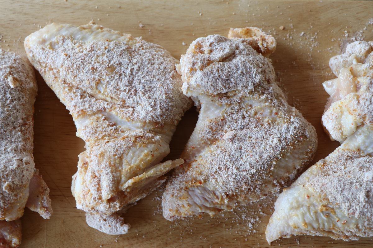 Breaded wings