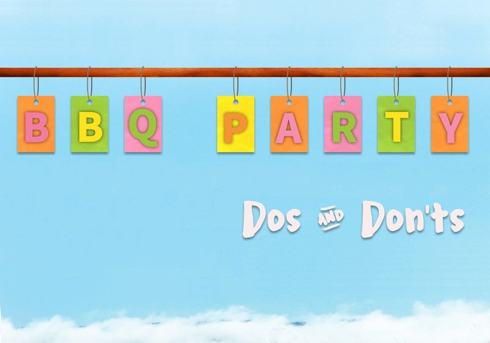 BBQ Party Dos and Don'ts graphics