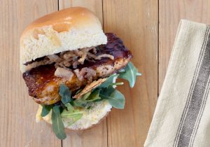 BBQ Salmon Slider