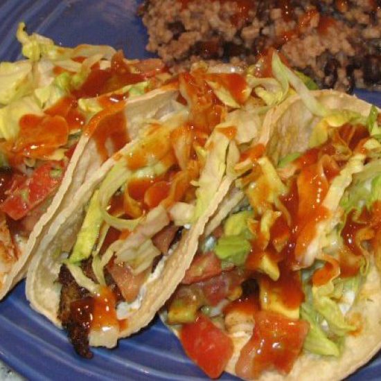 VA BBQ Pirates Fish Tacos