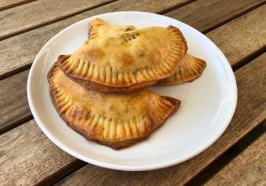 DrBBQ's Baled chicken empanadas with Peruvian-ish seasoning