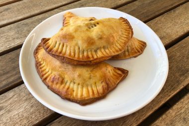 DrBBQ's Baled chicken empanadas with Peruvian-ish seasoning