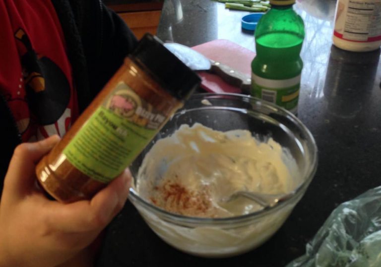 Make sauce, adding Bayou-ish to taste