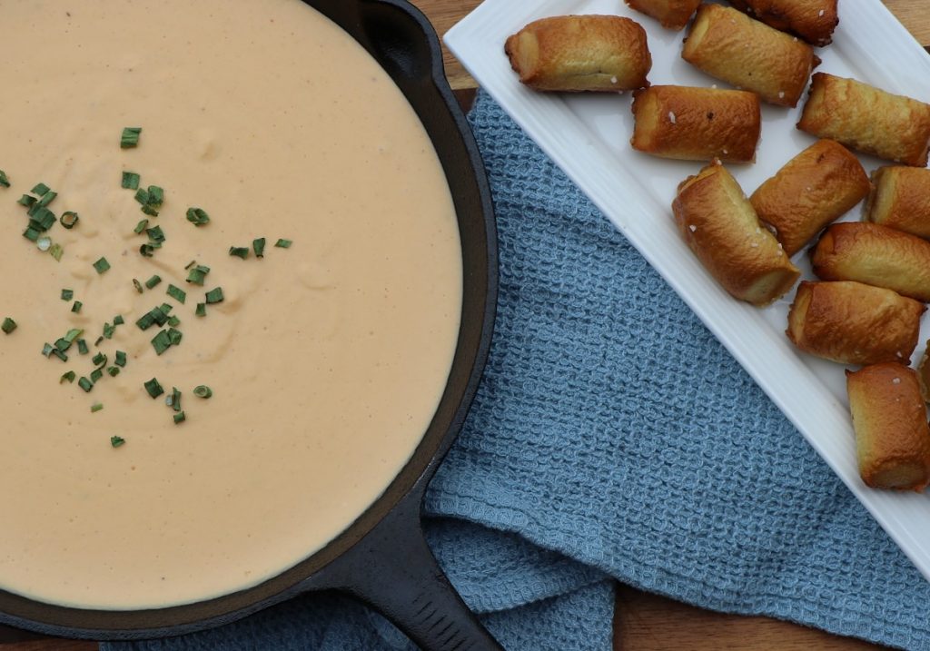 Beer Cheese Dip with IPA hop seasoning