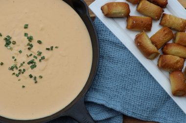 Beer Cheese Dip with IPA hop seasoning