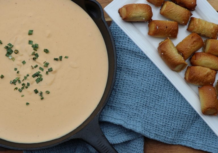 Beer Cheese Dip with IPA hop seasoning
