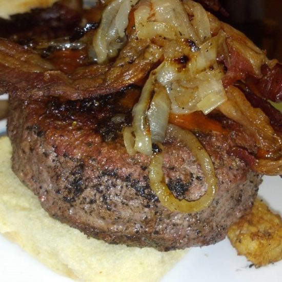 Black & Bleu Bayou-ish Burgers