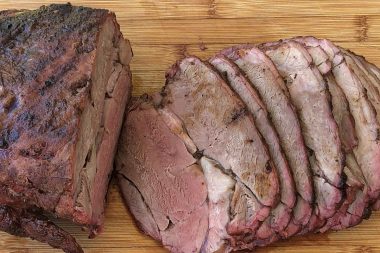 DrBBQ's charcoal roasted boneless leg of lamb