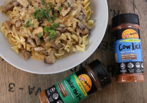 Brisket and Shiitake Mushroom Stroganoff