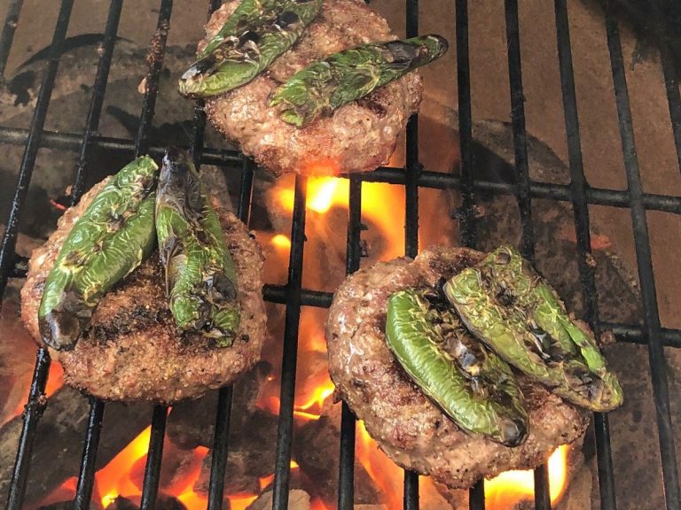 Top each burger with two jalapeno halves...