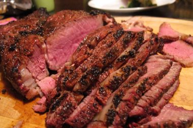 Cow Lick grill seared steak