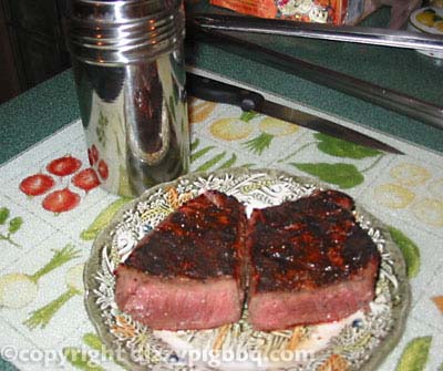 Nice solid sear on surface and moist juicy center