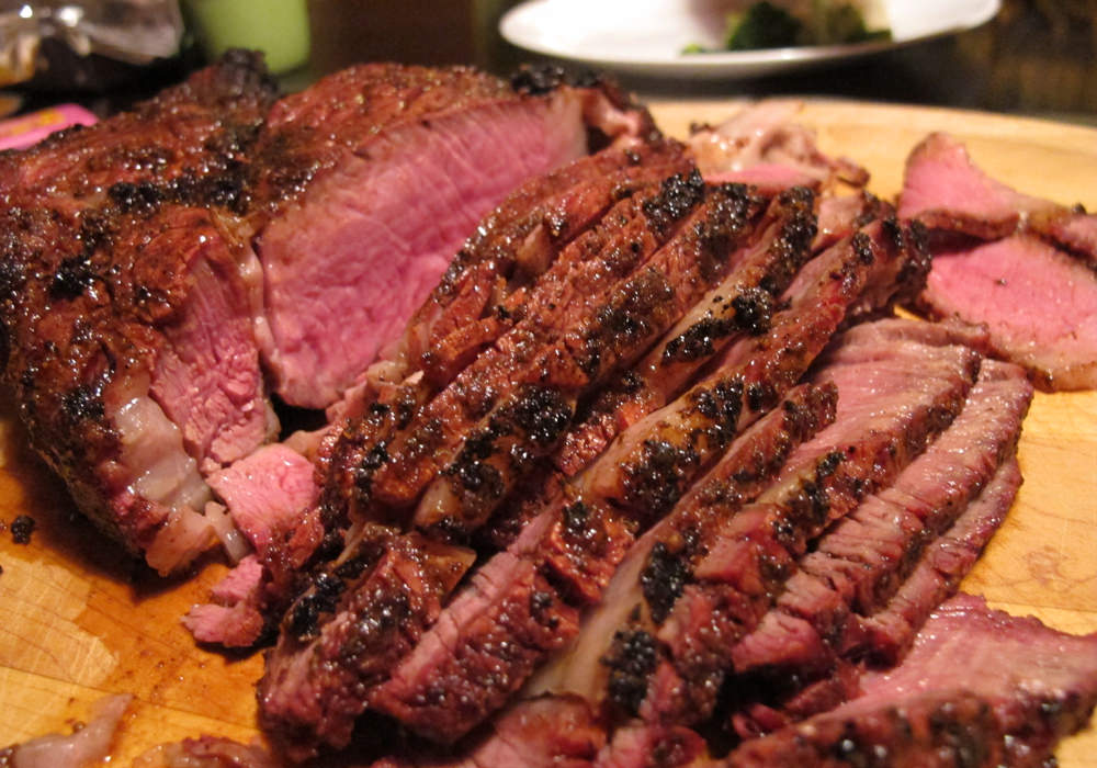 Cow Lick grill seared steak