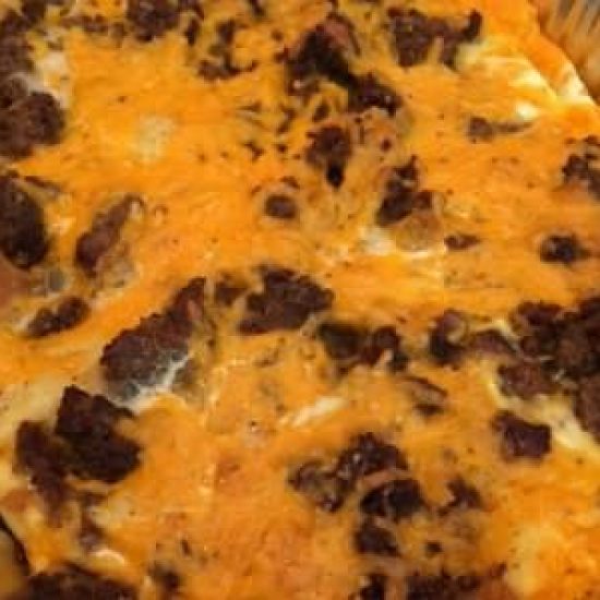 Cheese & sausage breakfast casserole