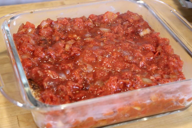 Pour remainder of sauce over chicken