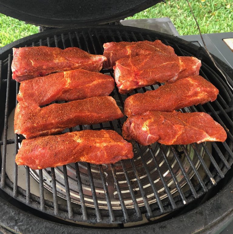 Cook the ribs indirect