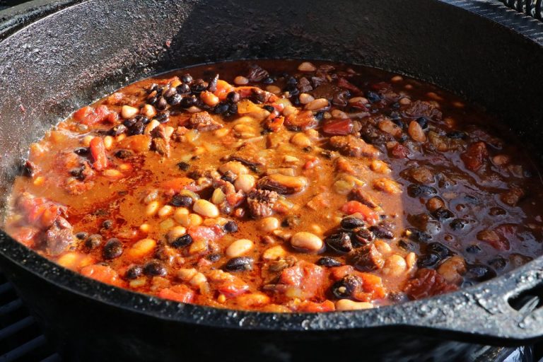 Chris' Cow Lick Chili - add beans