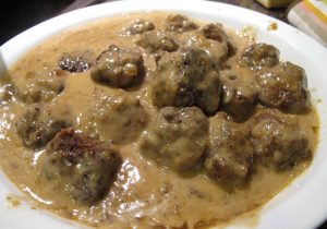 Curry ginger garlic meatballs