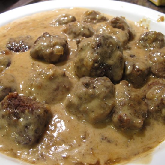 Curry ginger garlic meatballs