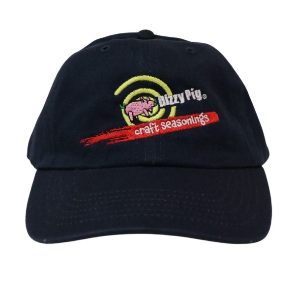 Front of Dizzy Pig Craft Seasonings hat in navy