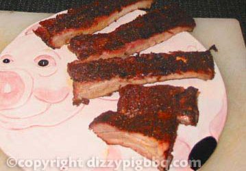 Dizzy Pig style ribs