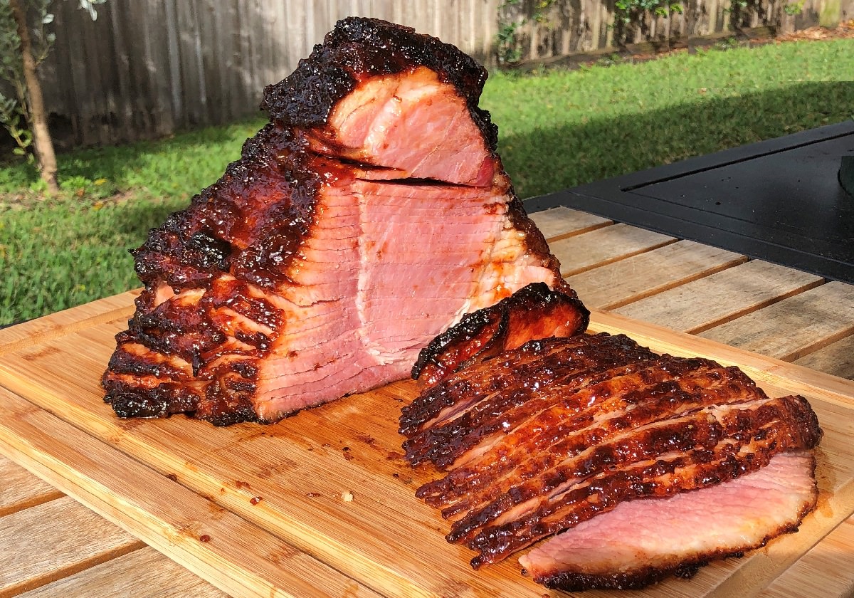 DrBBQ's Double Smoked Spiral Ham with Apricot & Pineapple Head Glaze