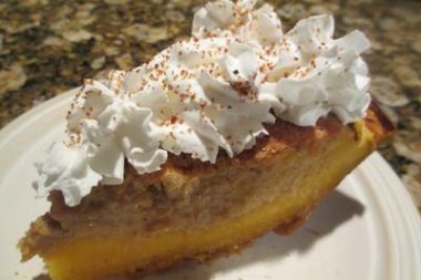 Topped with whipped cream and Pineapple Head!