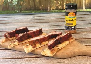 DrBBQ's Jamaican Firewalk Turkey Thighs