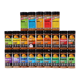Collection of Dizzy Pig's original and ish fusion seasonings