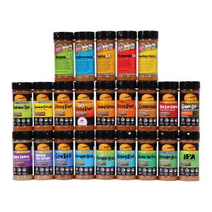 Collection of Dizzy Pig's original and ish fusion seasonings