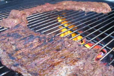 Grilling beef with Dizzy Pig Fajita-ish seasoning