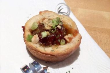 Firecracker Meatball Cupcakes