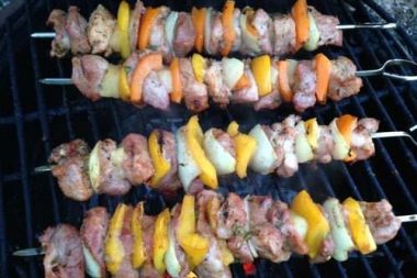 Jamaican Firewalk Caribbean Pork Skewers