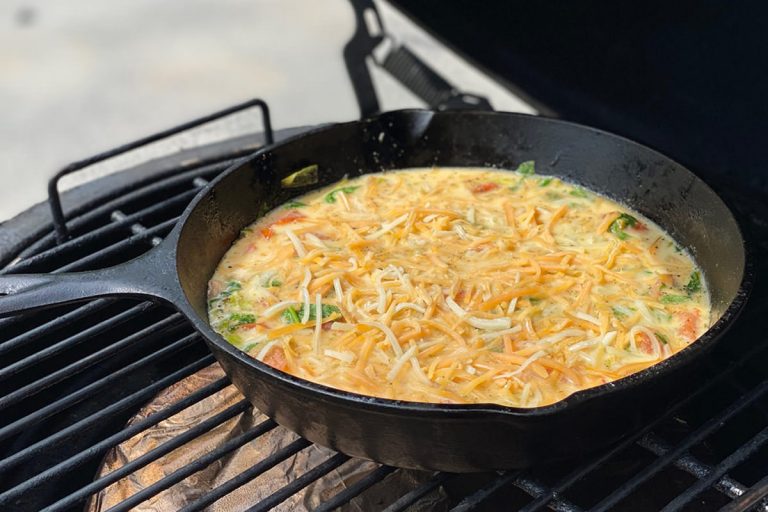 Place frittata in preheated oven or cooker