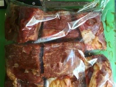 Marinade ribs for 2 hours to overnight