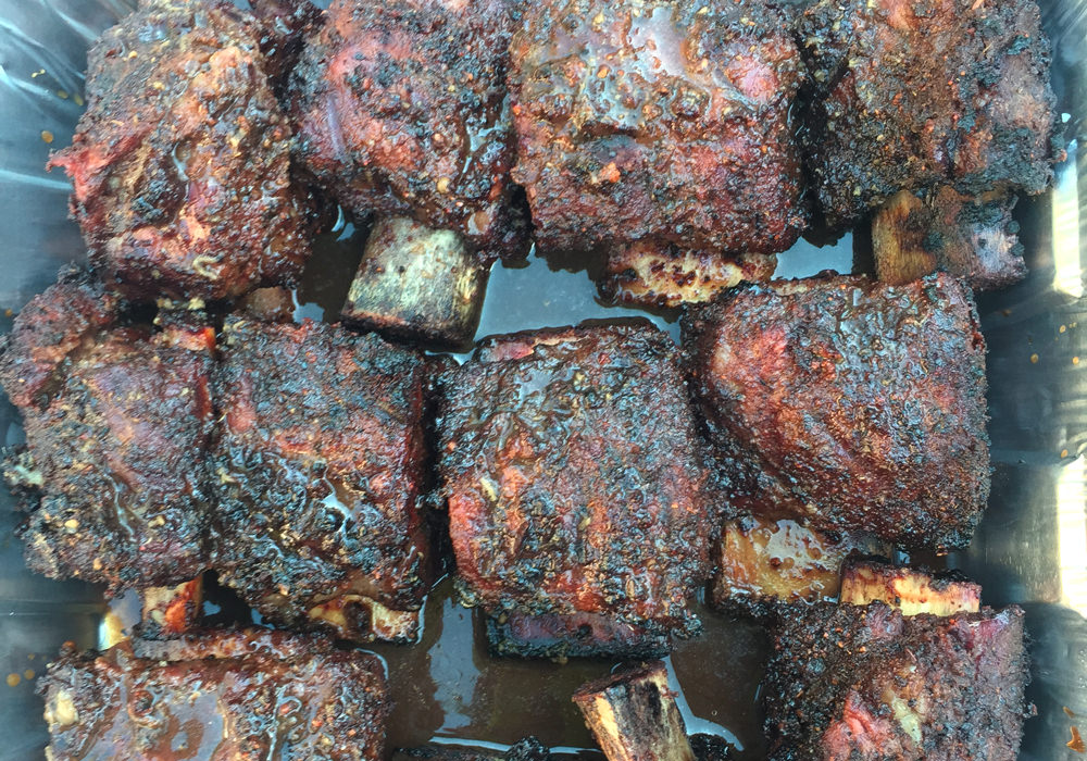 Game On! Beef Short Ribs with Coffee/Ginger Marinade