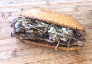 DrBBQ's Garlic Butter Steak Sandwiches