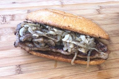 DrBBQ's Garlic Butter Steak Sandwiches