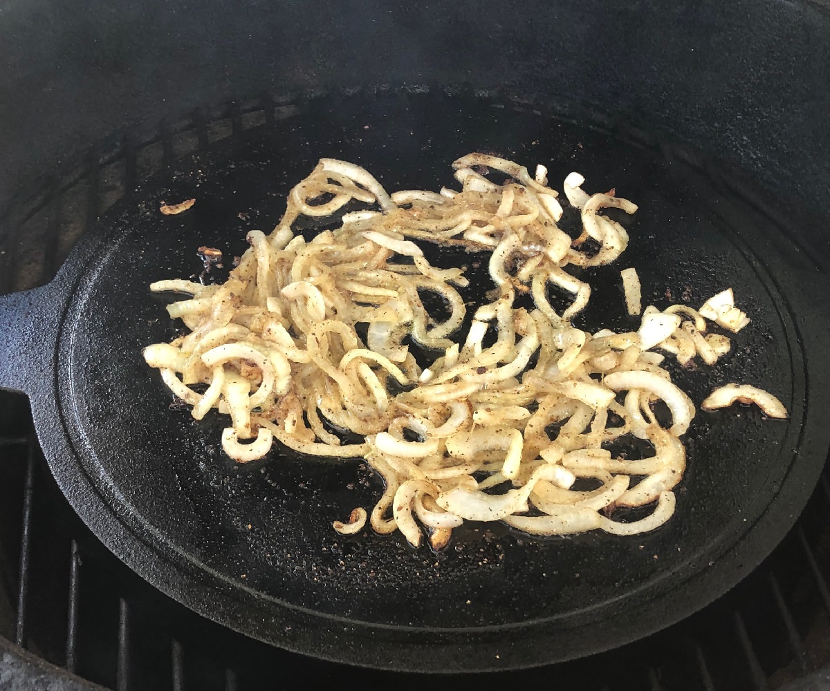 Caramelize onions