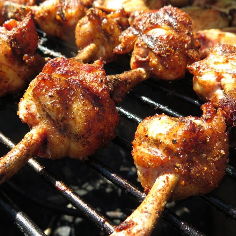 Flip and grill until internal temperature is 180-185°F for moist and tender results