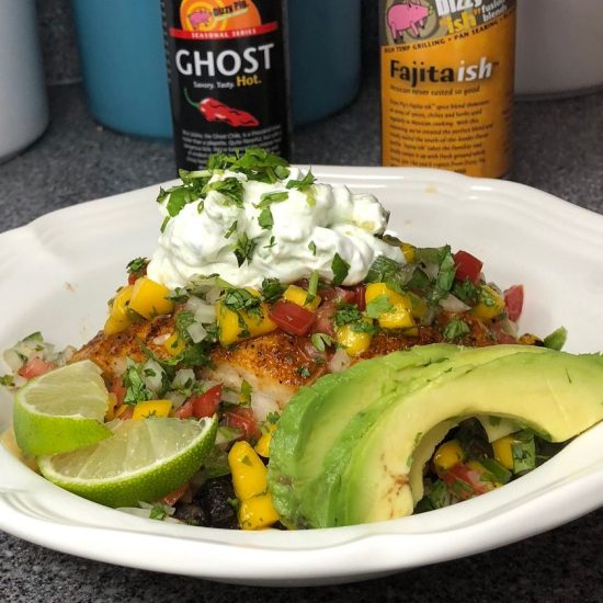 Grilled Mahi Mahi Taco Bowl