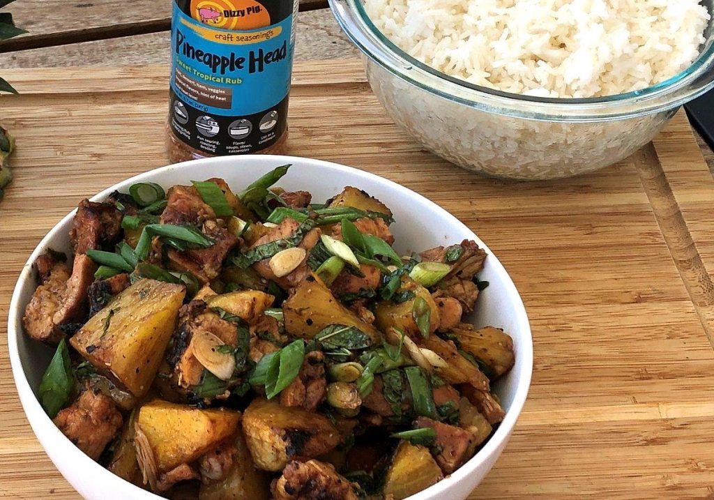 DrBBQ's Grilled Pineapple and Chicken