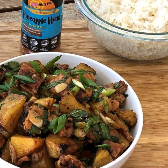 DrBBQ's Grilled Pineapple and Chicken