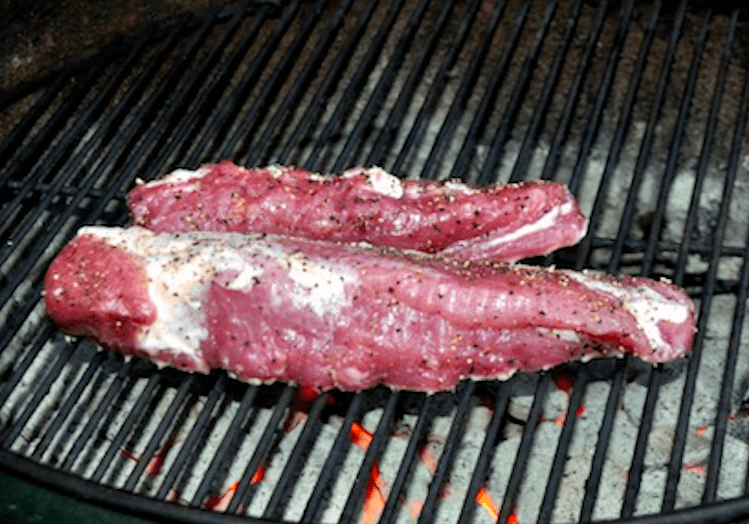 Place tenderloin on grill for direct grilling