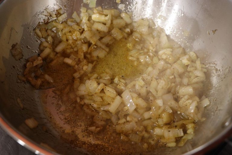Sauté onions